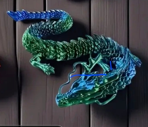 Impression 3D ( dragon 30 cm )