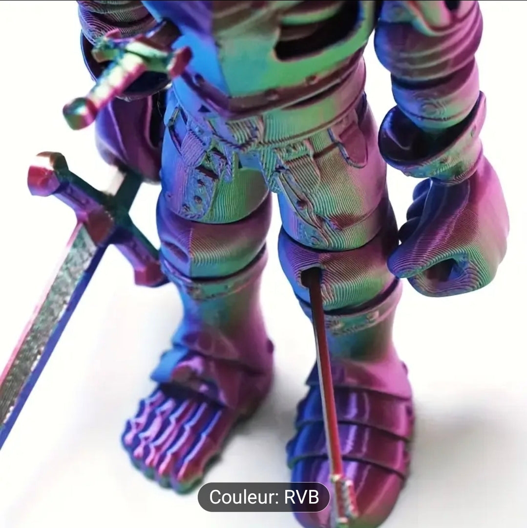 Impression 3D ( soldat médiéval 11 cm )