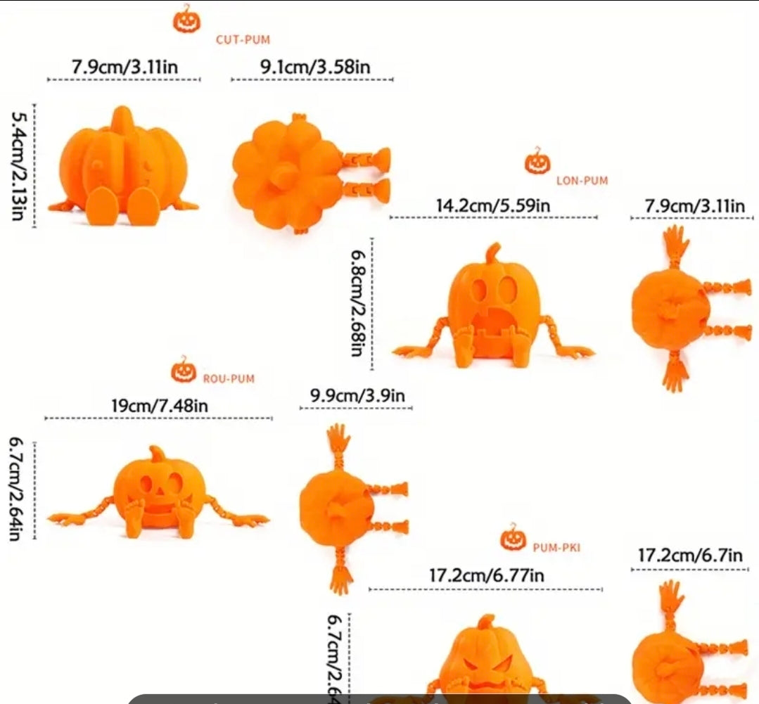 Impression 3D ( citrouilles démoniaque )