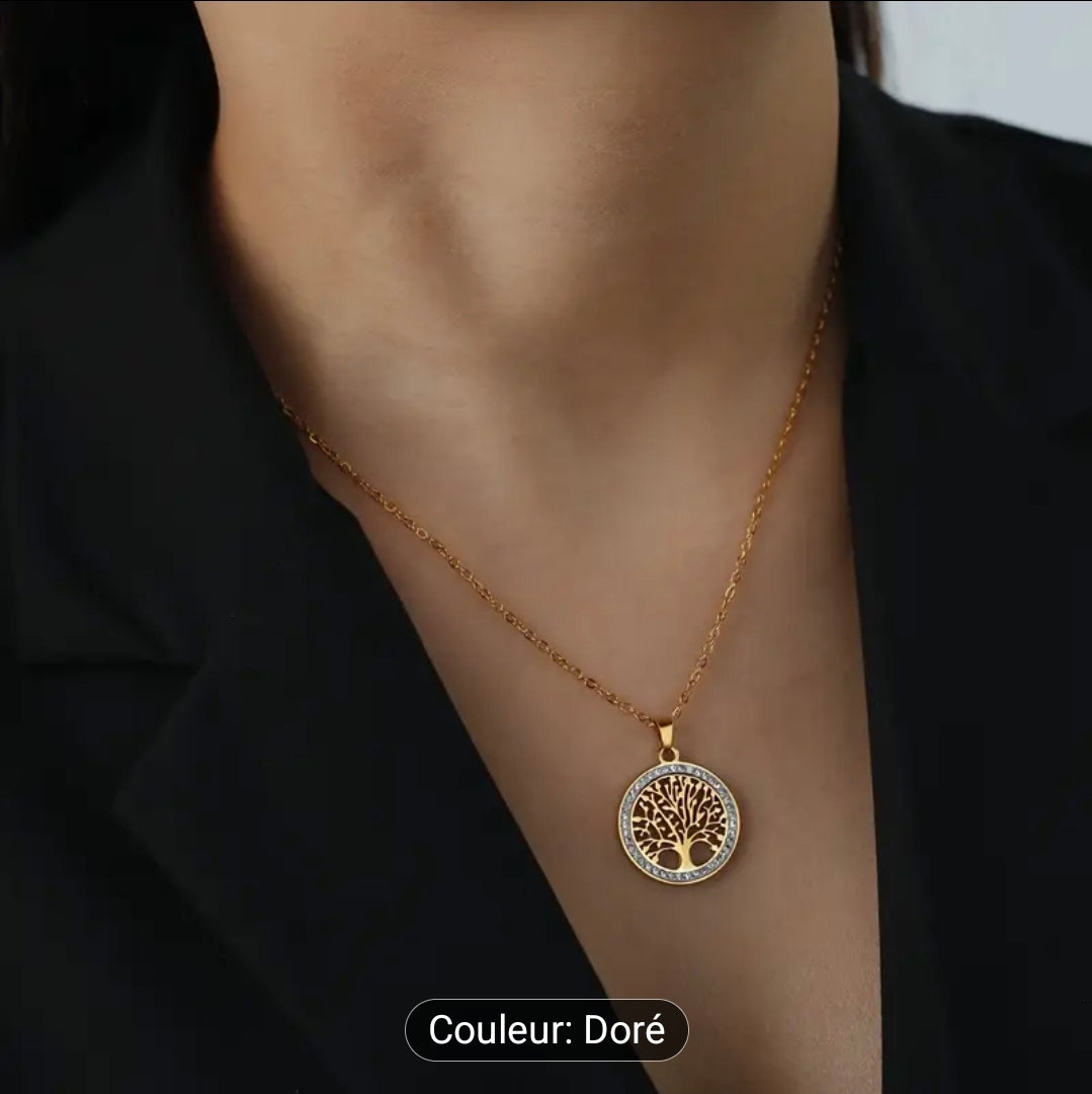 Collier ( Arbre de Vie, rond )