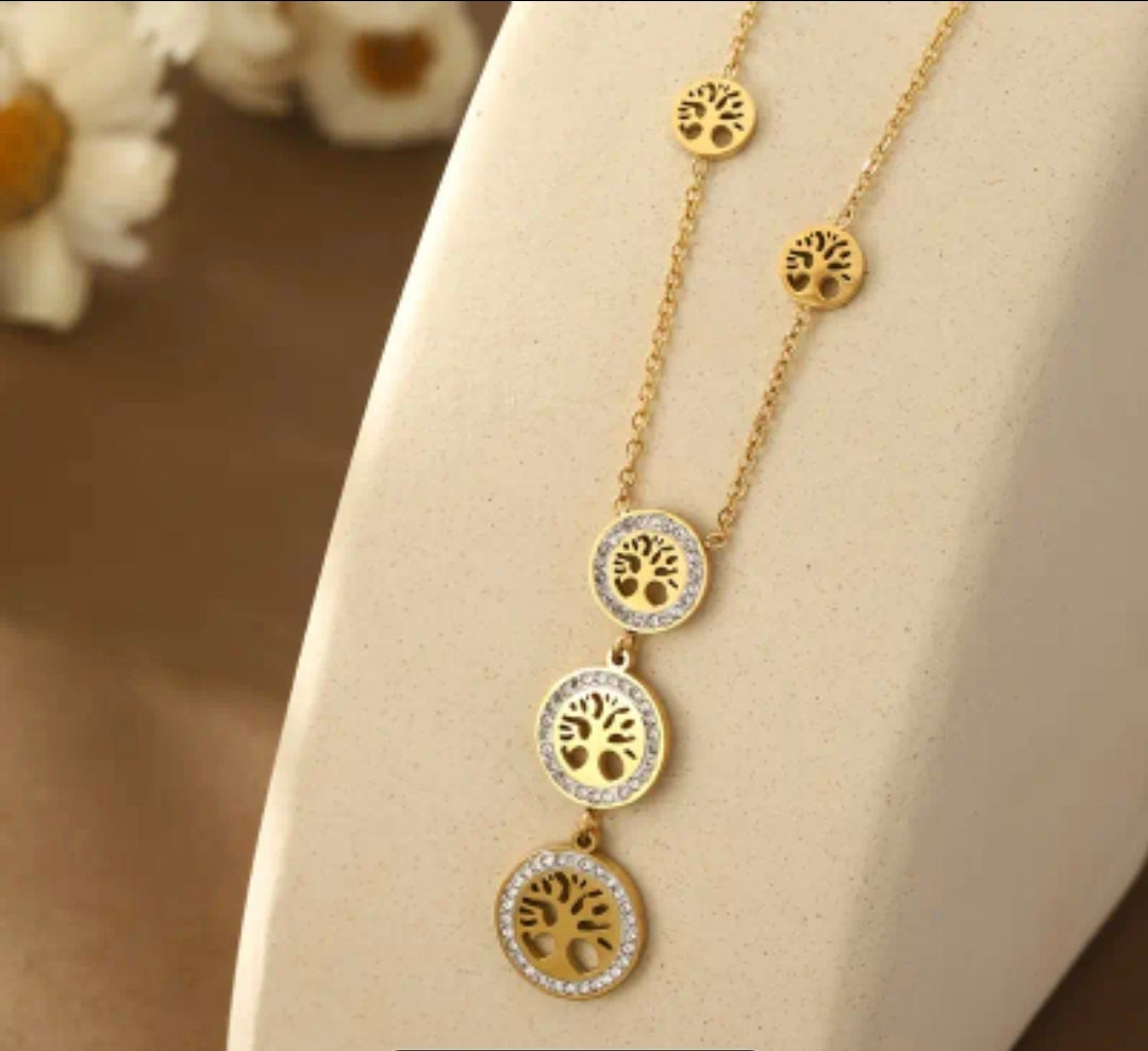 Collier ( Arbre de Vie, triple )