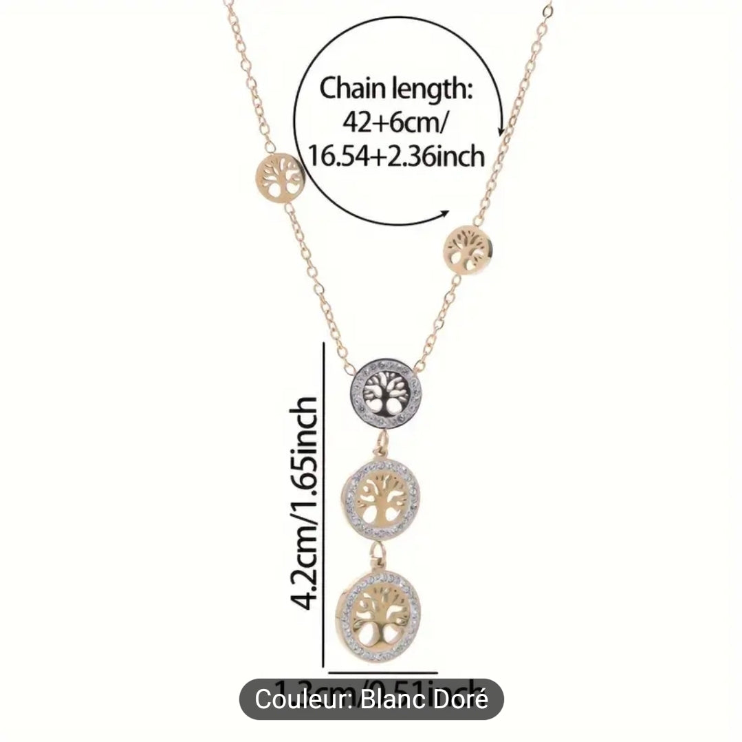 Collier ( Arbre de Vie, triple )