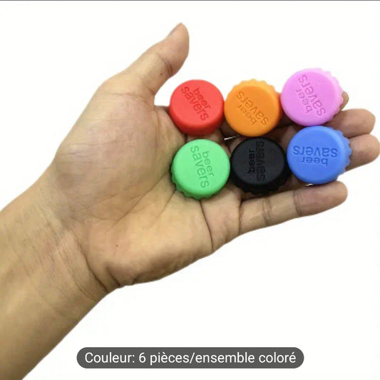 Bouchons ( silicone réutilisable ) 6 pièces