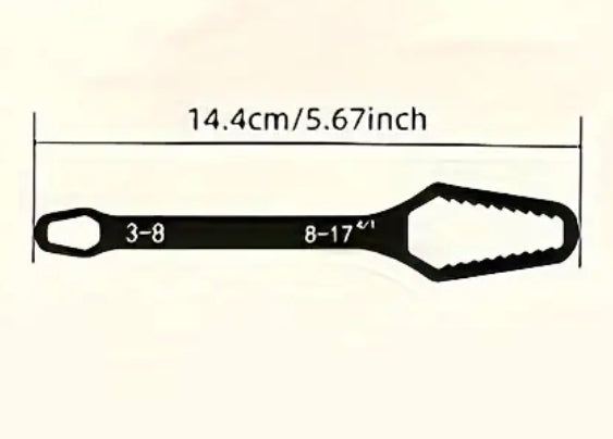Clé ( multi-diamètres pour écrou ou tête de boulon )