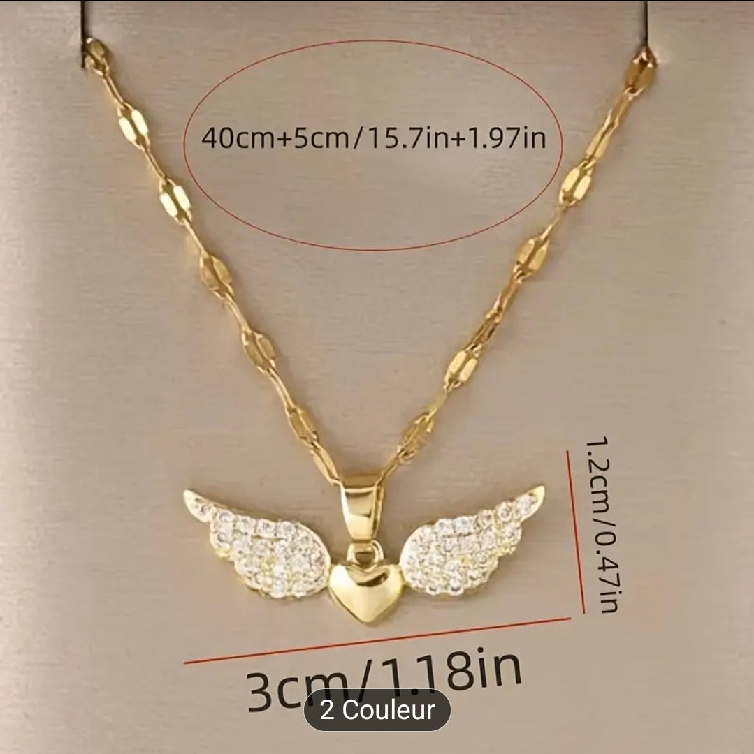 Collier ( coeur / aile )