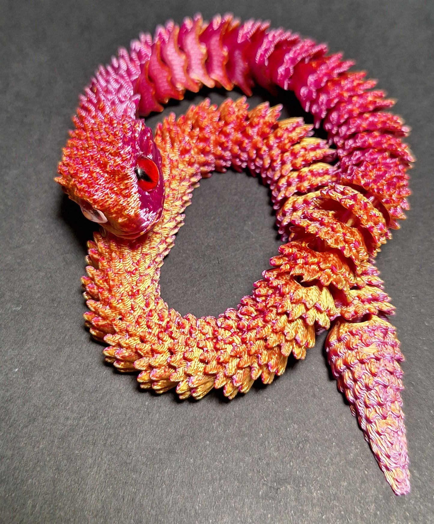 Impression 3D ( serpent ) 30 cm