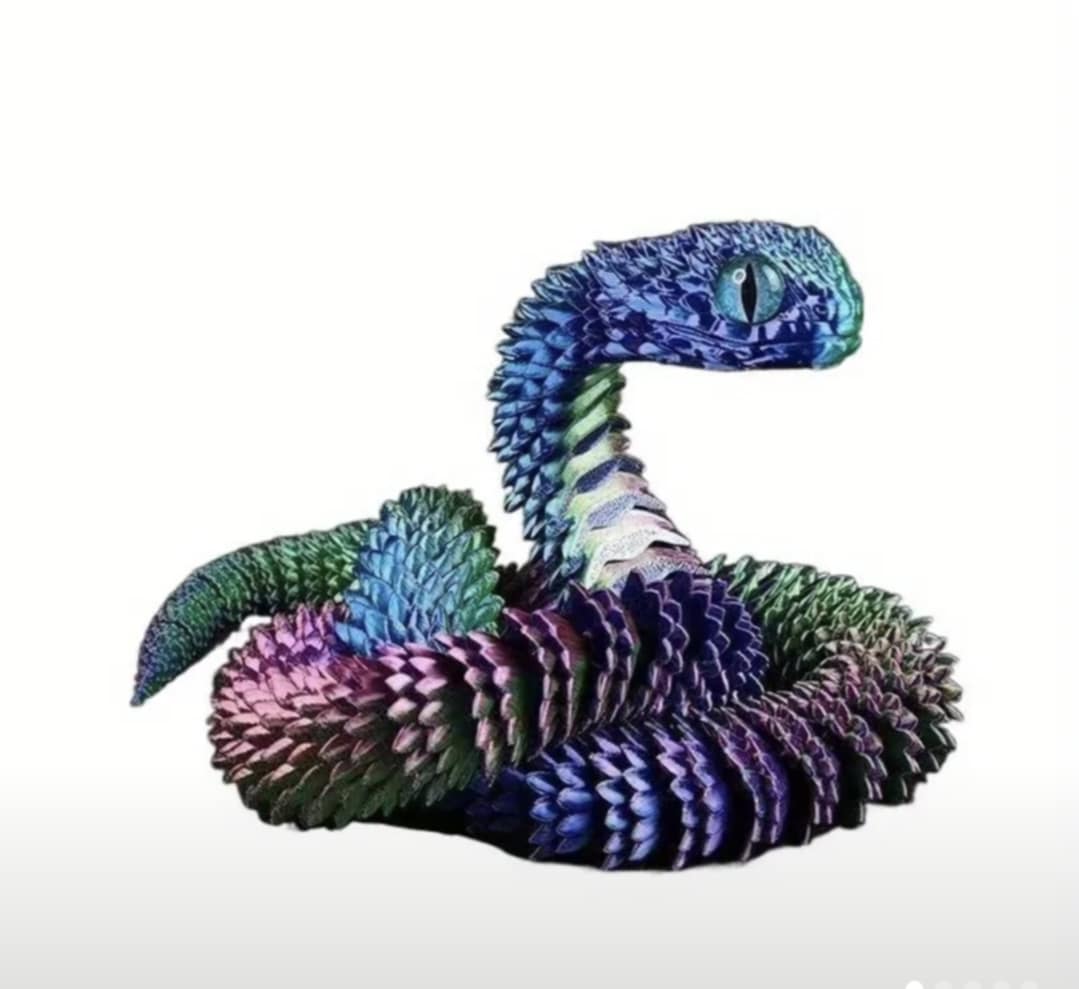 Impression 3D ( serpent ) 30 cm