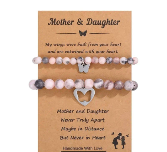 Bracelets mère/fille (papillon)
