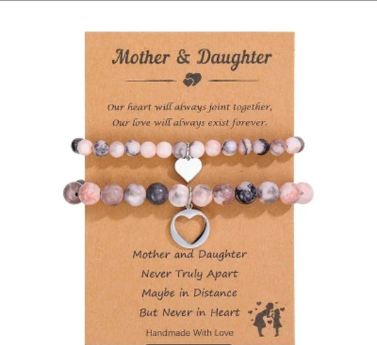 Bracelets mère/fille (coeur)
