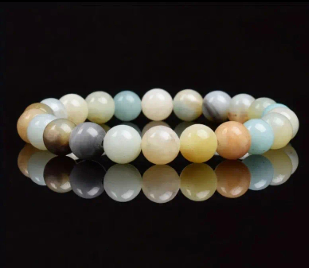 Bracelet en pierre naturelle ( Amazonite )