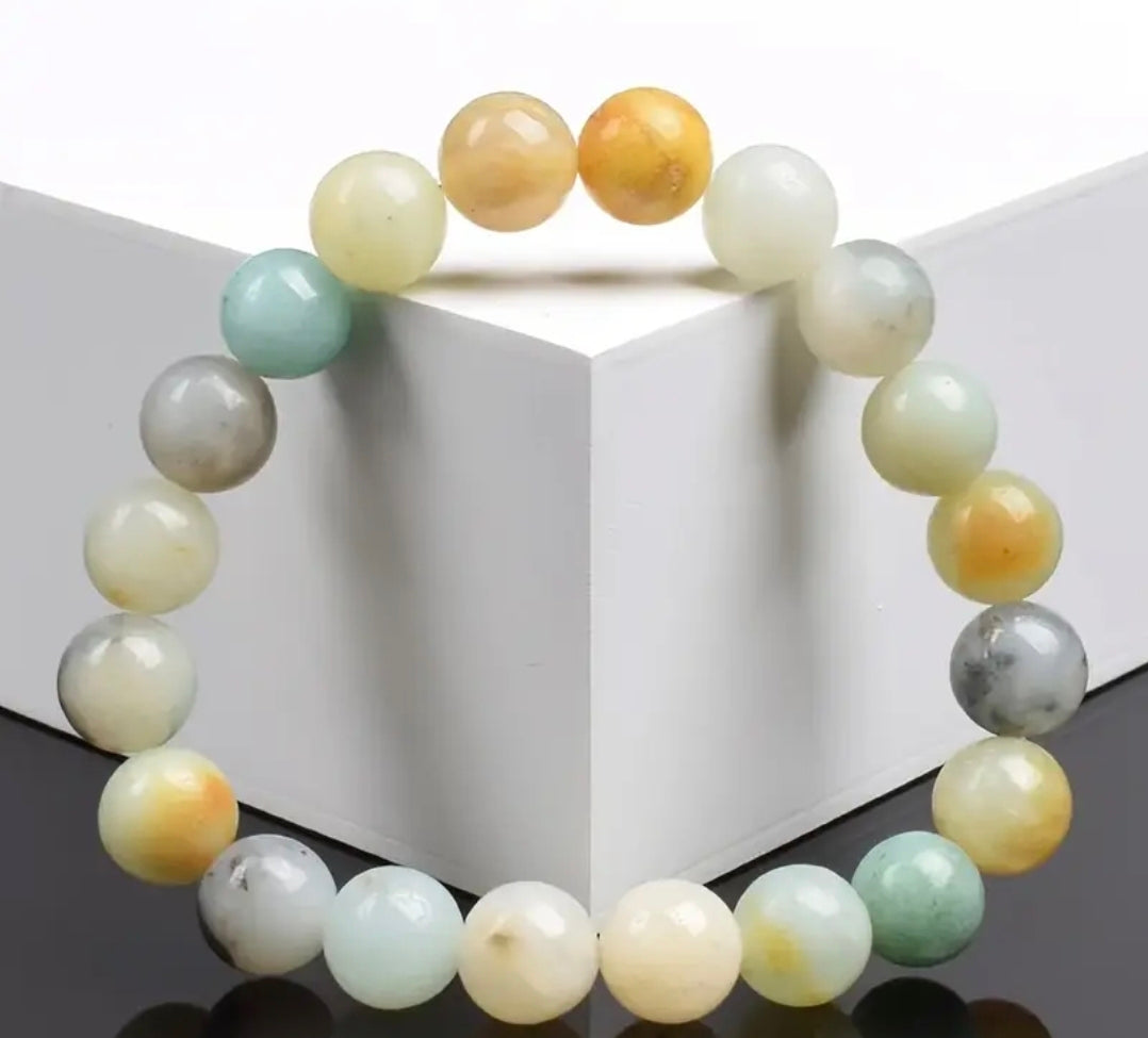 Bracelet en pierre naturelle ( Amazonite )