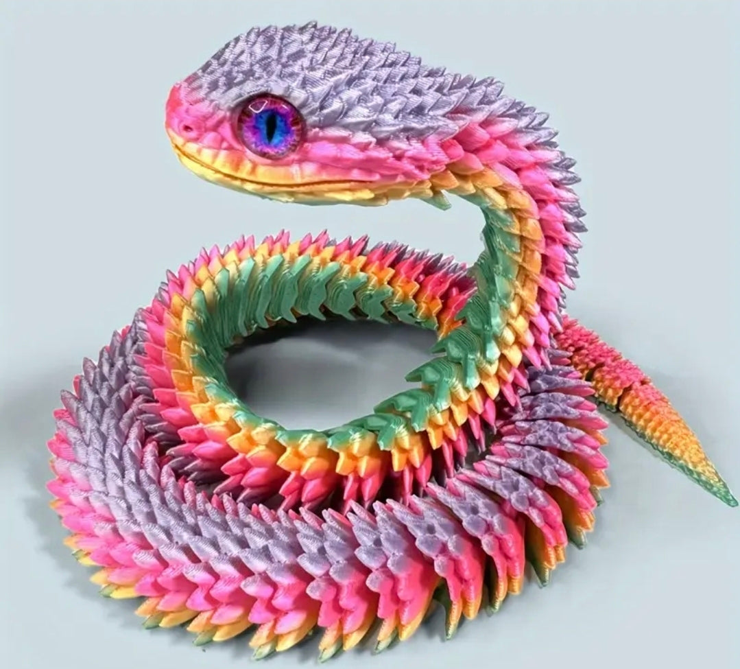 Impression 3D ( serpent ) 30 cm